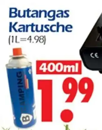 Wreesmann Butangas Kartusche 400 ml Angebot
