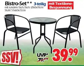 Wreesmann Bistro Set 3 teilig Angebot