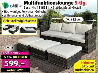 Norma24 Schütte Multifunktionslounge 9-tlg. Angebot