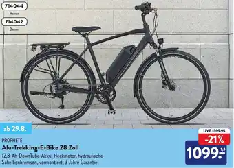 Aldi Süd Prophete Alu Trekking E-Bike 28 Zoll Angebot