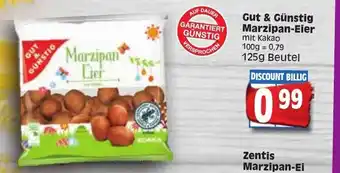 Edeka Gut & Günstig Marzipan Eier 125g Beutel Angebot