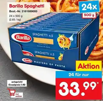 Netto Marken-Discount Barilla spaghetti Angebot