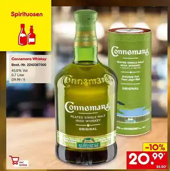 Netto Marken-Discount Connemara whiskey Angebot