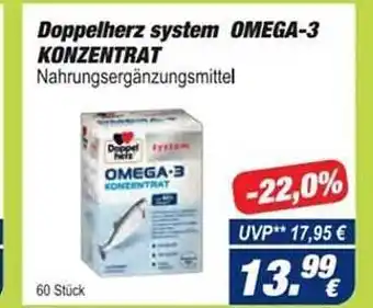 Easy Apotheke Doppelherz system omega-3 konzentrat Angebot