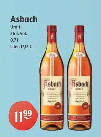 Getränke Hoffmann Asbach Angebot