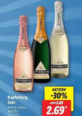 Lidl Kupferberg sekt Angebot