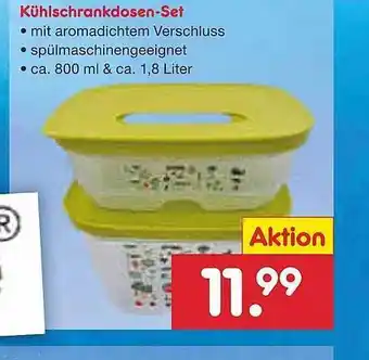 Netto Marken-Discount Kühlschrankdosen-set Angebot