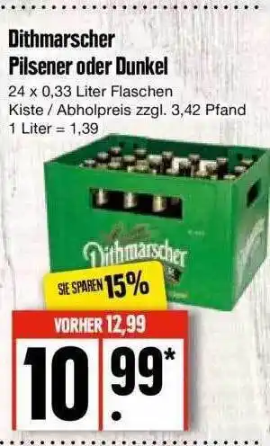 Edeka Dithmarscher pilsener oder dunkel Angebot