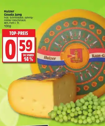 Edeka Huizer Gouda jung 100g Angebot