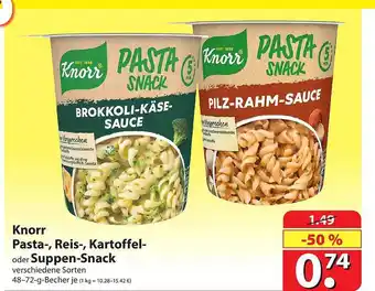 Famila Nord Ost Knorr pasta-, reis-, kartoffel- oder suppen-snack Angebot