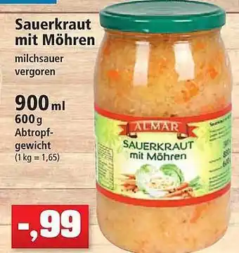 Thomas Philipps Sauerkraut mit möhren Angebot