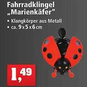 Thomas Philipps Fahrradklingel marienkäfer Angebot