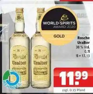Getränkehaus Rosche uralter Angebot