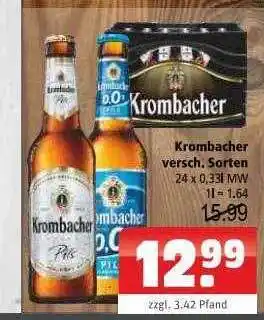 Getränkehaus Krombacher Angebot