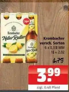 Getränkehaus Krombacher Angebot