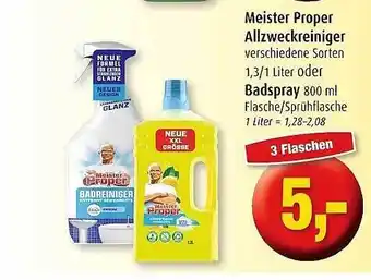 Markant Meister proper allzweckreiniger odet bodyspray Angebot