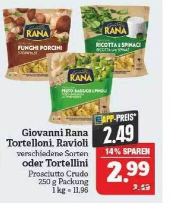 Marktkauf Giovanni rana tortelloni, ravioli oder tortellini Angebot