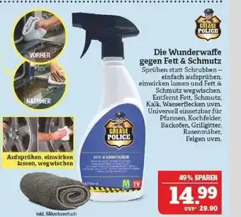 Marktkauf Grease police die wunderwaffe gegen fett & schmutz Angebot