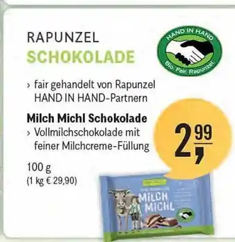 Reformhaus Bacher Rapunzel schokolade Angebot