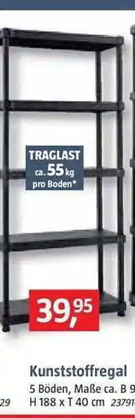 Bauhaus Kunststoffregal Angebot