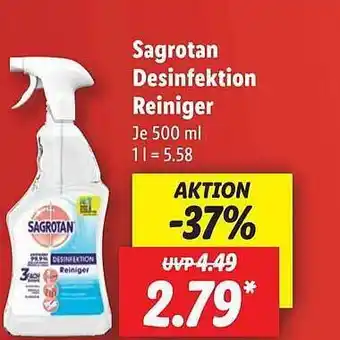 Lidl Sagrotan desinfektion reiniger Angebot