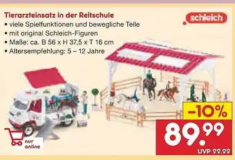 Netto Marken-Discount Tierarzteinsatz in der reitschule schleich Angebot