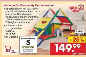 Netto Marken-Discount Klettergerüst quadro my first adventure Angebot