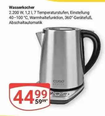 Globus Wasserkocher Angebot