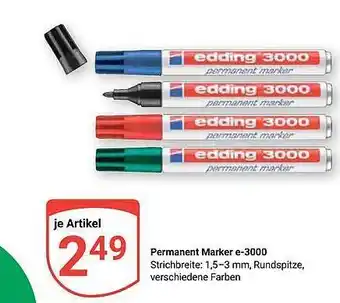 Globus Permanent marker e-3000 Angebot