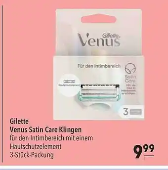 CITTI Markt Gilette venus satin care klingen Angebot