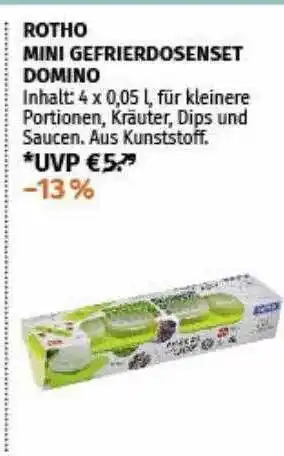 Müller Rotho mini gefrierdosenset domino Angebot