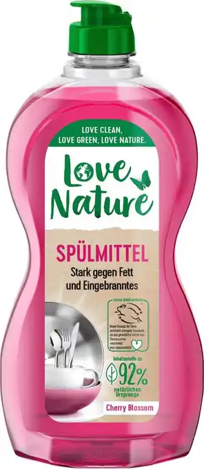 dm drogerie Love nature handgeschirrspülmittel cherry blossom Angebot