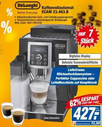 HEM Expert DēLonghi Kaffeevollautomat ECAM 23.463.B Angebot