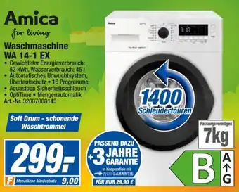 expert Techno Land Amica Waschmaschine WA 14-1 EX Angebot