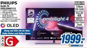 expert Octomedia Philips OLED TV 55OLED887/12 Angebot