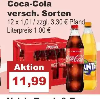 Bilgro Coca Cola 12*1L Angebot