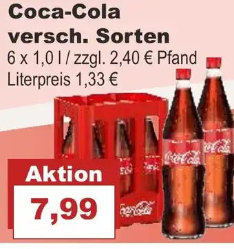 Bilgro Coca Cola 6*1L Angebot