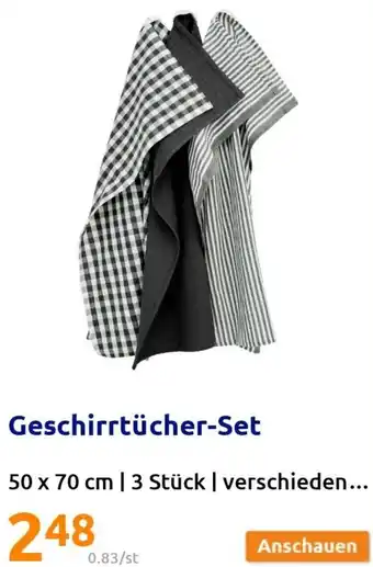 Action Geschirrtücher Set 50x70 cm | 3 Stück Angebot