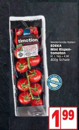 E Reichelt Edeka Mini Rispen tomaten Angebot