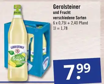 GetränkePartner Gerolsteiner Erfrischungsgetranke 6*750ml Angebot