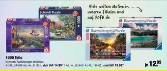 Rofu Kinderland 1000 teile schmidt oder ravensburger puzzle Angebot