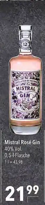 CITTI Markt Mistral rosé gin Angebot