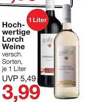 Jawoll Hochwertige lorch weine Angebot