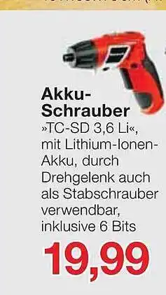 Jawoll Akku-schrauber Angebot