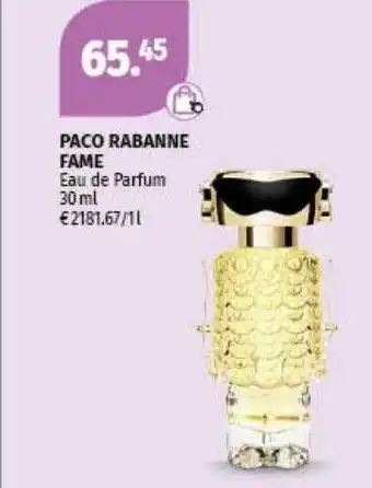 Müller Paco rabanne fame Angebot