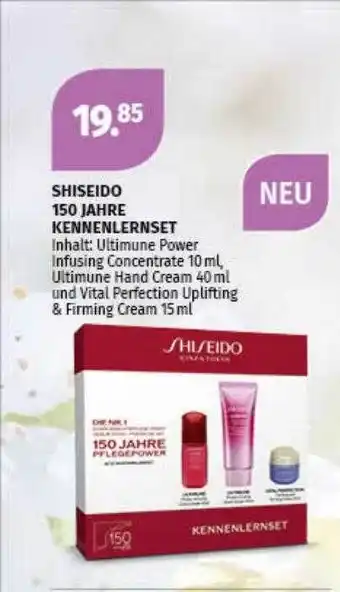 Shiseido 150 jahre kennenlernset Angebot bei Müller