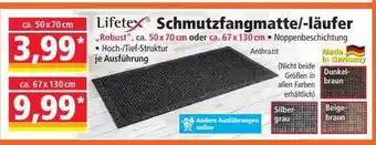 Norma Lifetex schmutzfangmatte -läufer Angebot