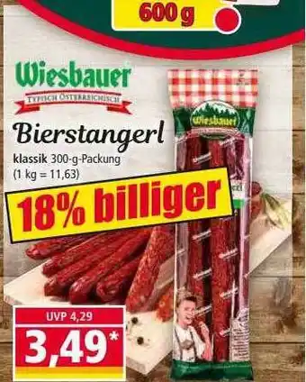 Norma Wiesbauer bierstangerl Angebot