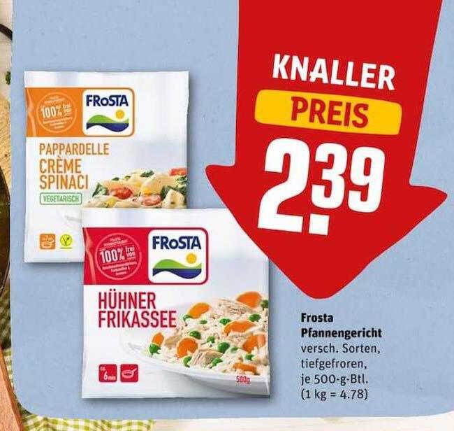 Frosta pfannengericht Angebot bei REWE