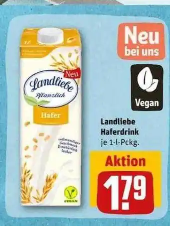 REWE Landliebe haferdrink Angebot